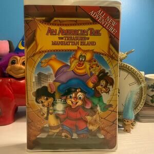 An American Tail Treasure of Manhattan Island VHS 1998 Clamshell Tested